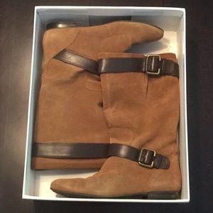 White Mountain Slouchy Leather Riding Boot